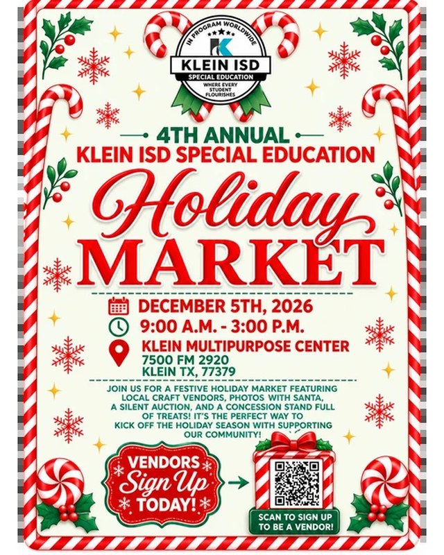 Image for Klein ISD Special Education Holiday Market