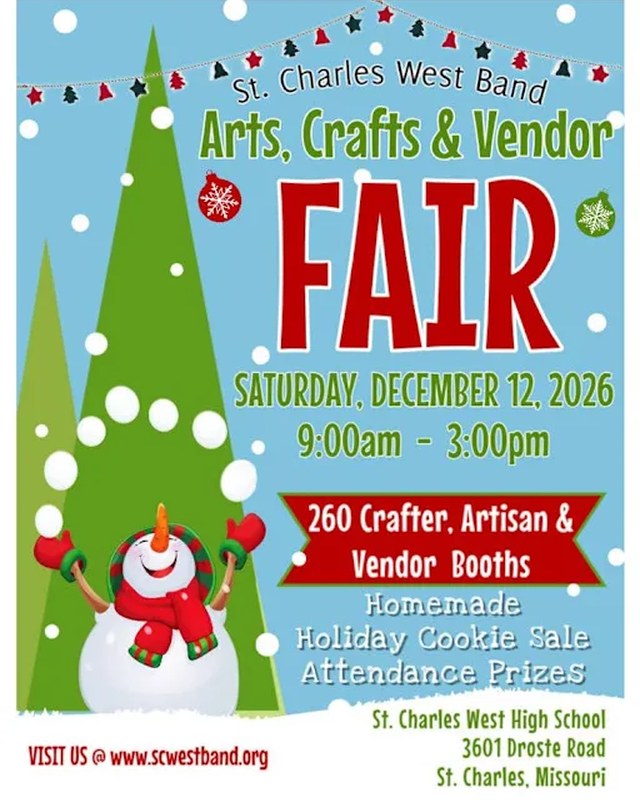 Image for St. Charles West Band Arts, Crafts & Vendor Fair