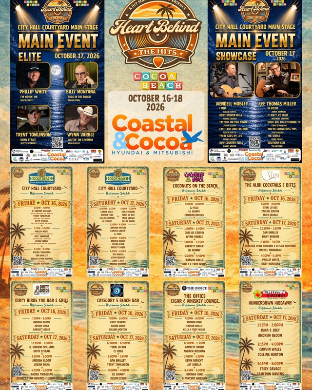 Image for Songwriter's Heart Behind the Hits (Heart Behind the HITS Cocoa Beach's Songwriters Festival)