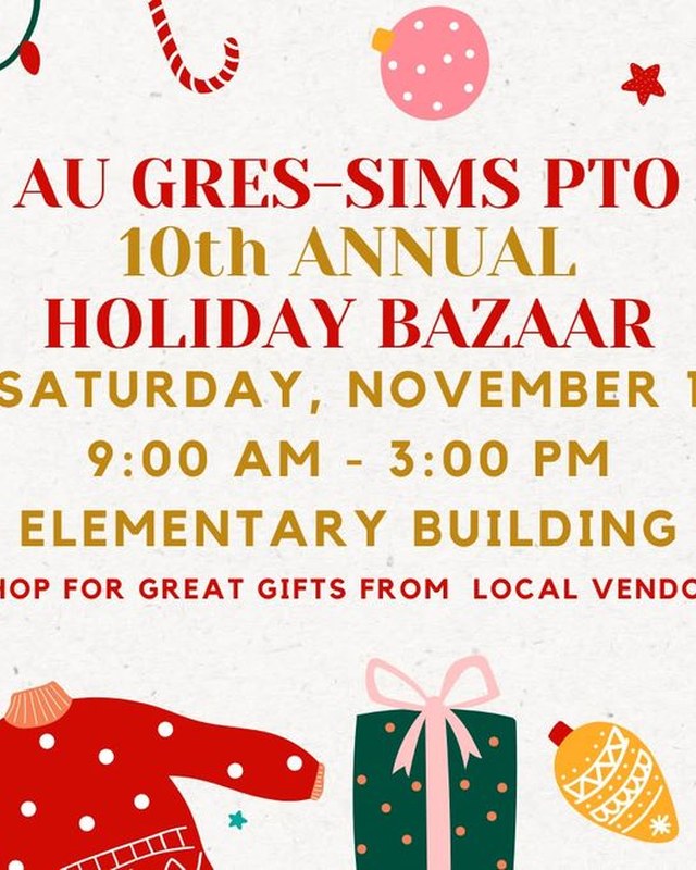 Image for Au Gres-Sims PTO Holiday Bazaar & Craft Show