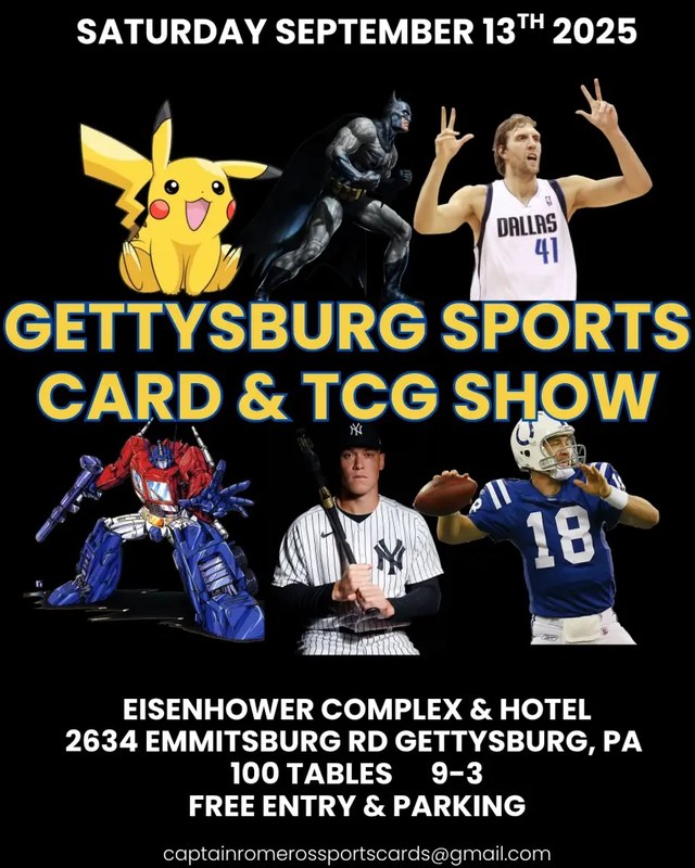 Image for Gettysburg Sports Card & TCG Show