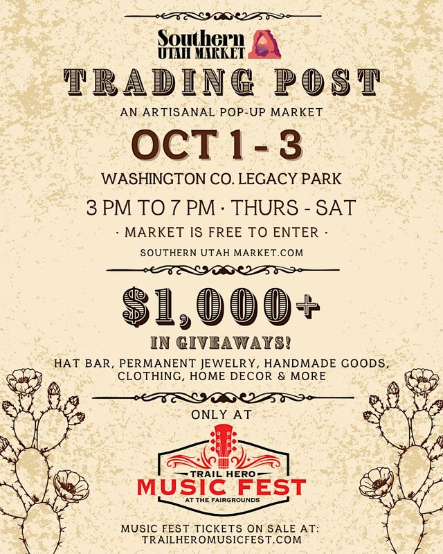Image for TRADING POST - WESTERN SHOPPING EXPERIENCE - $1000 IN GIVEAWAYS