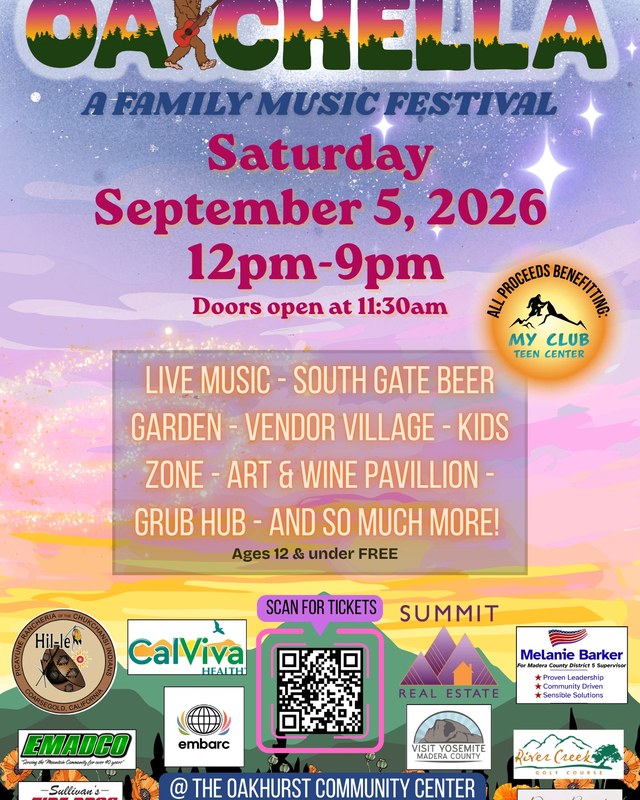 Image for Oakchella Family Music Festival 2026