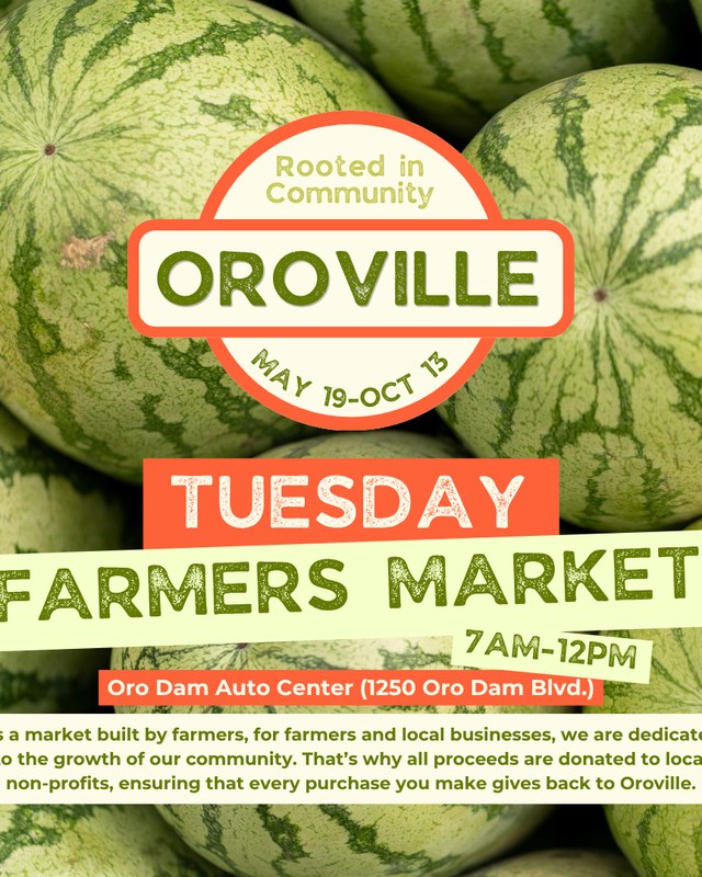 Image for Oroville Tuesday Farmers Market