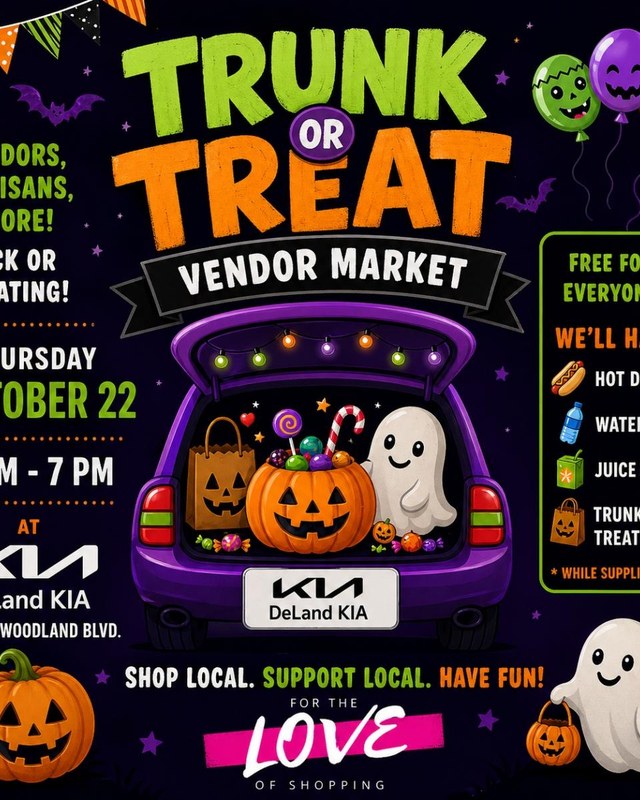 Image for Trunk or Treat Vendor Market at Deland Kia