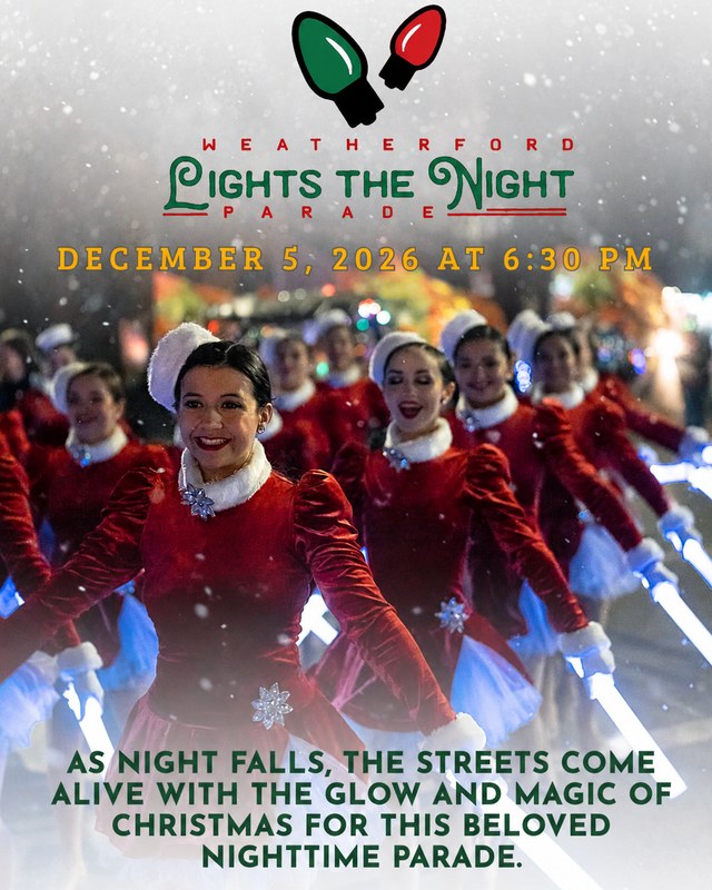 Image for Christmas on the Square & Weatherford Lights the Night Parade