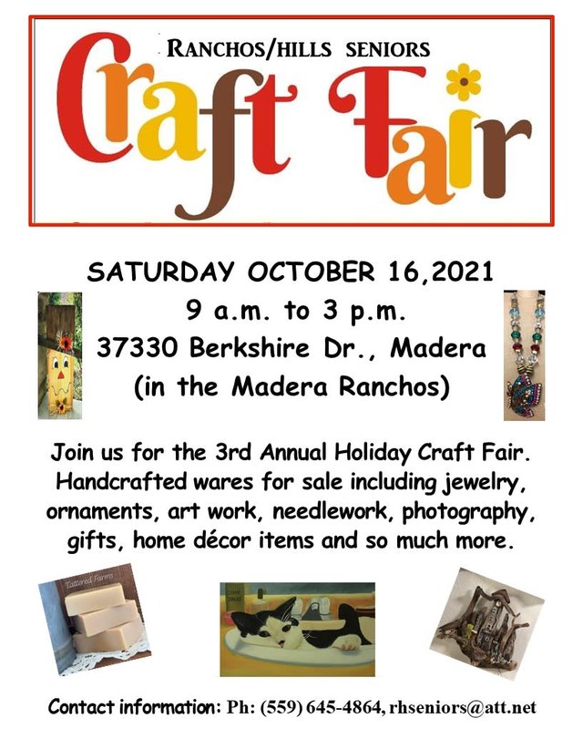 Image for Ranchos/Hills Senior Center Craft Fair