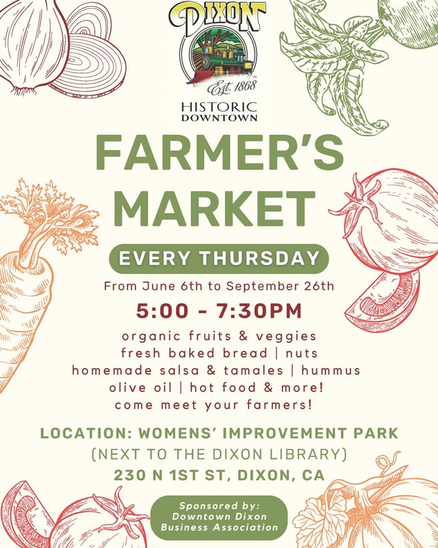 Image for Downtown Dixon Farmers Market