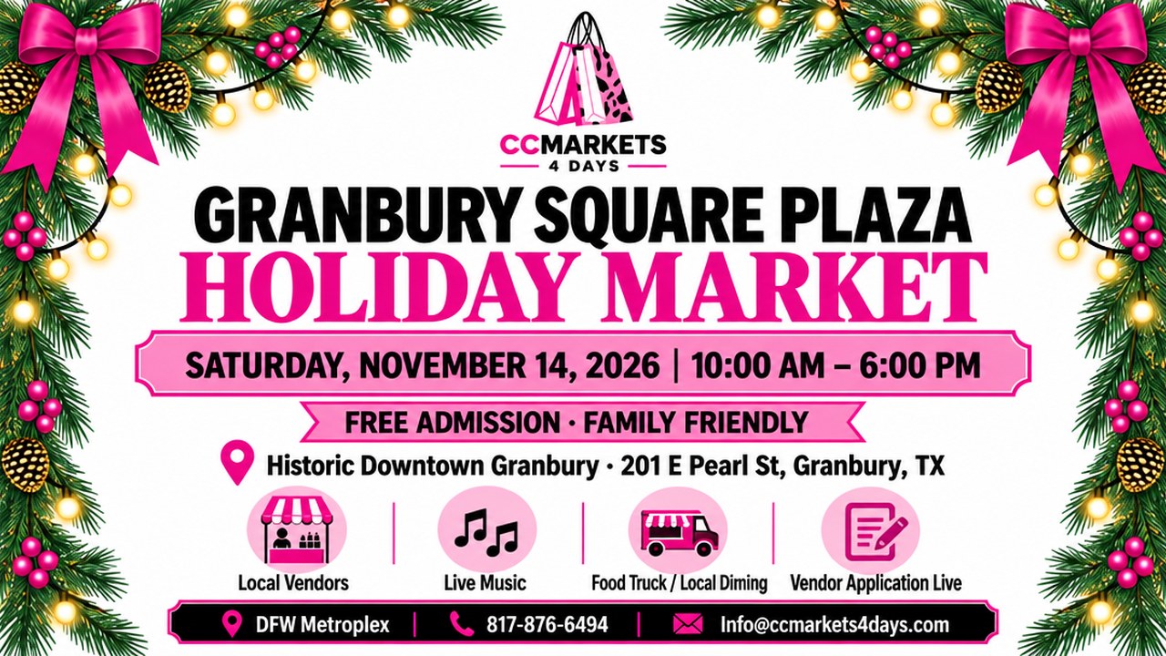 Image for Granbury Square Plaza Holiday Market by CCMarkets4Days